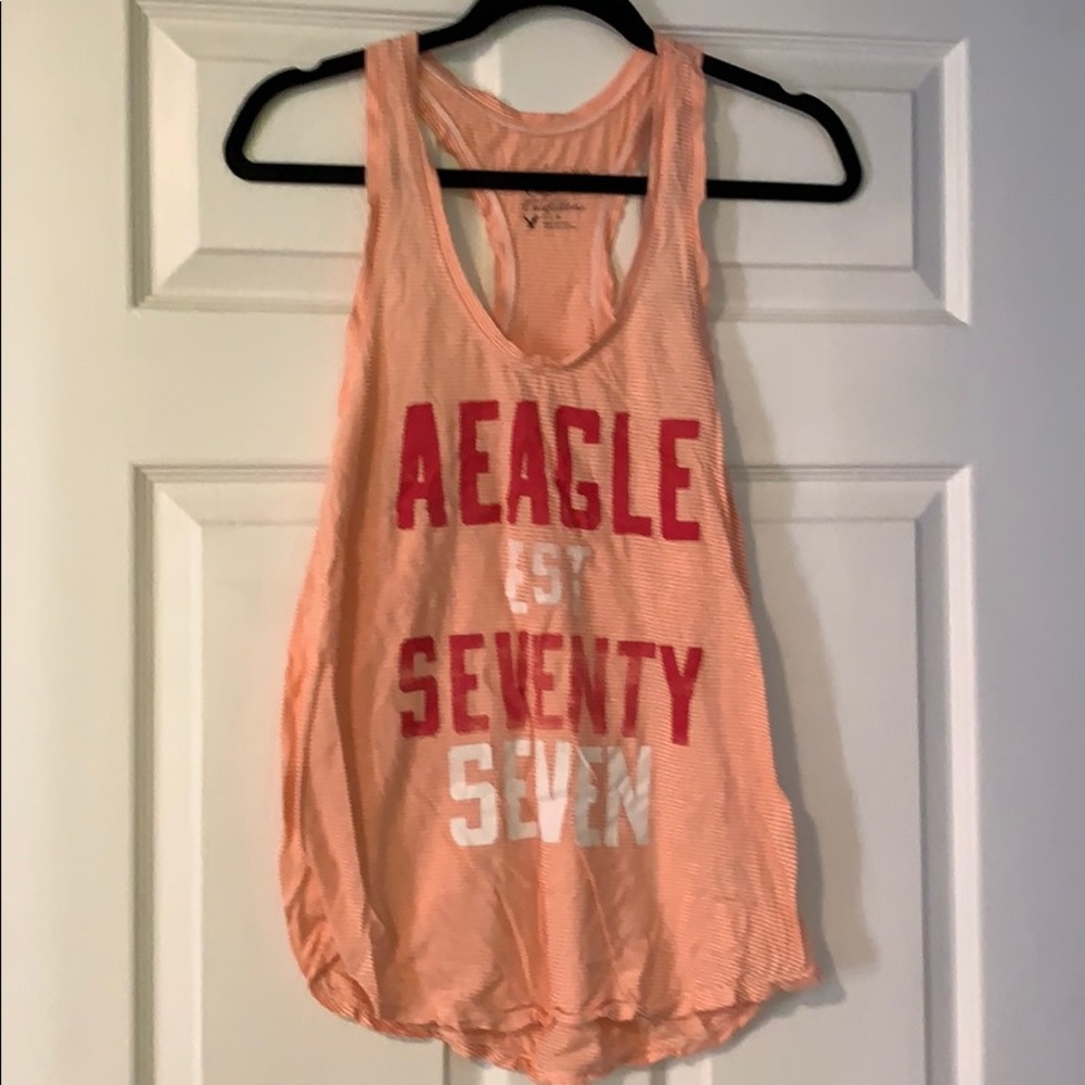 American eagle graphic racer back